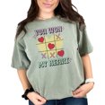 thumbnail image 1 of Retro You Won My Heart, Valentine's Day Game Art, Moss Comfort Colors T-Shirt, 3XL, 1 of 1