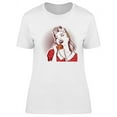 thumbnail image 1 of Retro Young Attractive Woman T-Shirt Women -Image by Shutterstock, Female 3X-Large, 1 of 2