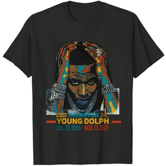 Retro Young Dolph T-Shirt Unisex Short Sleeve T-Shirt All Sizes S-2345Xl
