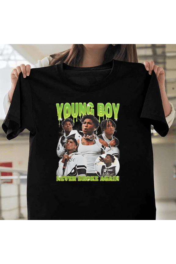 Retro YoungBoy Never Broke Again Kentrell DeSean Gaulden Vintage Rapper V50708 Unisex T-Shirt, Size Up to 5XL