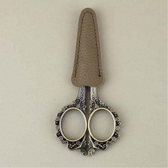 Retro Zakka Stainless Steel Antique Vintage Scissors Sewing Grooming Fishing Thread Cutter Paper Embroidery Cross-stitch Shears