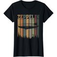 thumbnail image 1 of Retro Zeppelin 70s 80s Dirigible Airship Zepelin Zepplin T-Shirt, 1 of 3