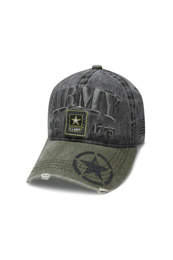 US Army Retro Zero Dark Baseball Hat Cap