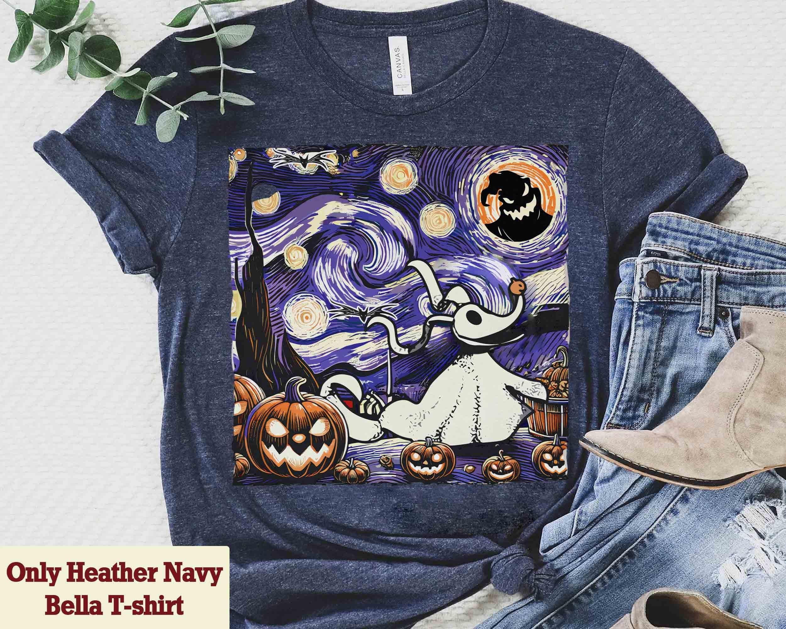 Retro Zero Dog Halloween Starry Night Shirt, Oogie Boogie Bash 2024 Tee