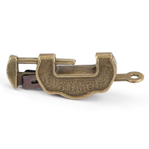 Retro Zinc Alloy Padlock, Antique Style Lock For Boxes Drawers, Durable Unique