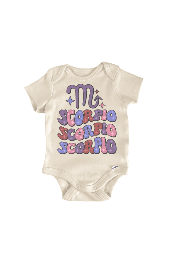 Retro Zodiac Vintage Scorpio - Baby Bodysuit