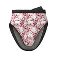 thumbnail image 1 of Retro berry blossom elegant Oven Mitts Heat Resistant - Soft Lining Silicone Mini Oven Mitts with HangingLoop, Kitchen Oven Gloves Heat Resistant 500℉ for Cooking Baking Microwave, 1 of 7