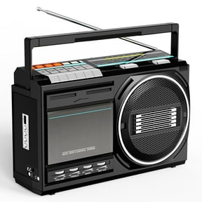 Boombox Cassette Tape Player Recorder FM/AM SW Radios with Bluetooth,MP3 and Karaoke.