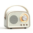 Retro compatible Speaker with FM Radio Portable Wireless Speaker