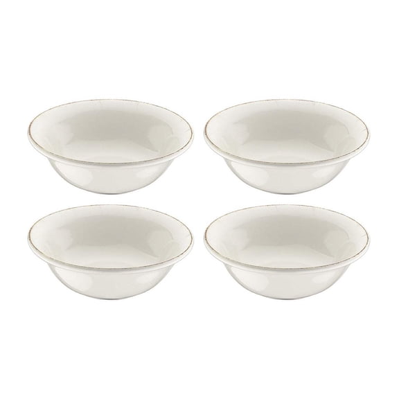 Retro dia.6.25" h:2" 13 oz. Round Decorated Porcelain Bowl (Set of 4)
