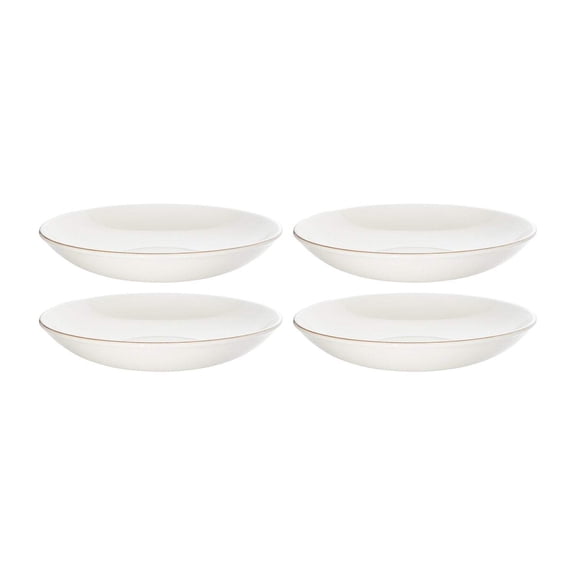 Retro dia.9" h:2" 34 oz. Round Decorated Vitrified Bowl (Set of 4)
