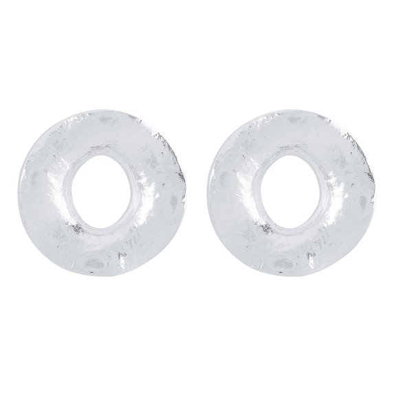 Retro exaggerated large circle earrings, ZA creative alloy irregular geometric cold style earrings