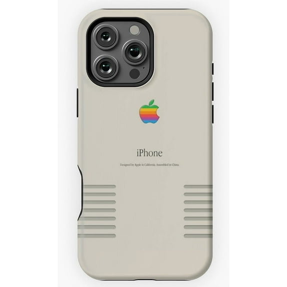 Retro iPhone Vintage Nostalgia Print Phone Case Compatible with iPhone 11 to 16 Pro Max