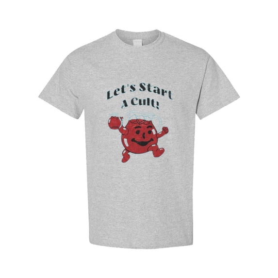 Retro kool aid tee Let's Start a Cult Shirt-graphic tees,90s vintage t shirt,retro shirt,kool aid shirt,aesthetic shirt