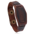 thumbnail image 1 of Retro leather bracelet punk bracelet woven cowhide leather bracelet for men, 1 of 5