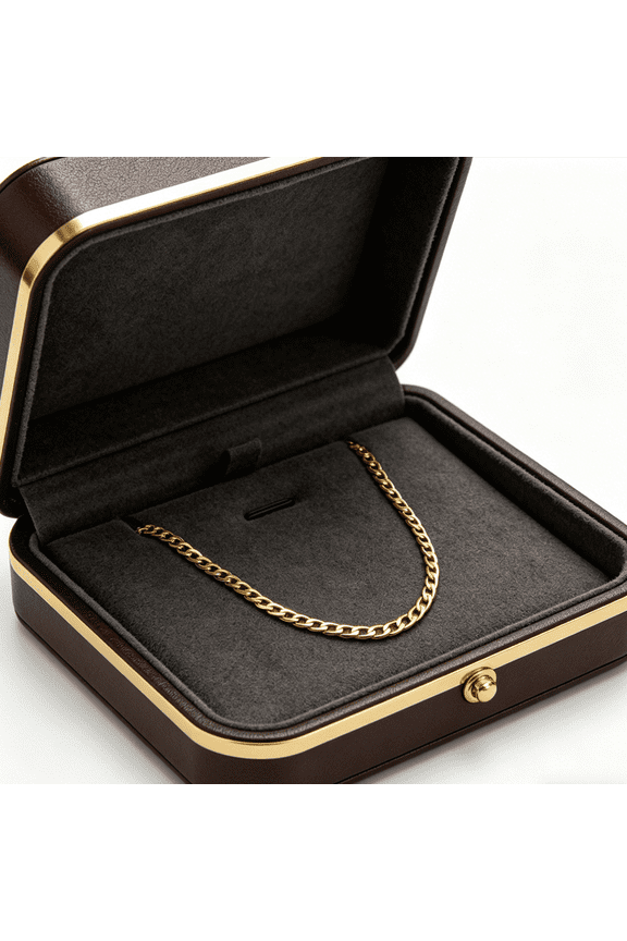 Retro light luxury 2mm 18 inch gold copper chain, fashionable and versatile collarbone chain, handmade DIY accessory accessories, European and American hip-hop necklace, non fading Cuban chain