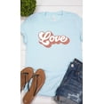 thumbnail image 1 of Retro love Valentines Graphic Tee T-Shirt PLUS, 1 of 10