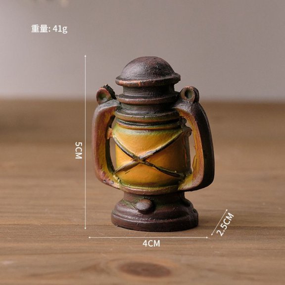 Retro resin mini ornament model shooting props micro landscape scenery room decorations desktop furnishings