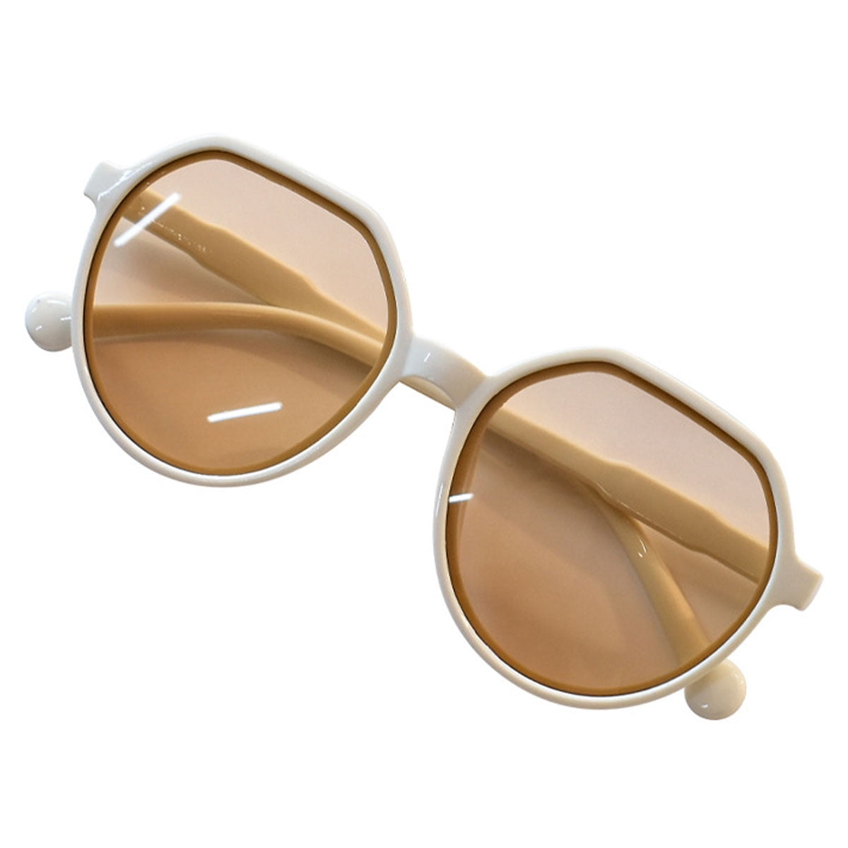 Round Retro John Lennon Sunglasses Clear Lens Glasses Vintage - Main Image