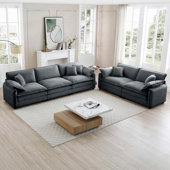 Modern Simple Corduroy 2-Seater and 3-Seater Sofa 2208075cm Waterproof and Comfortable