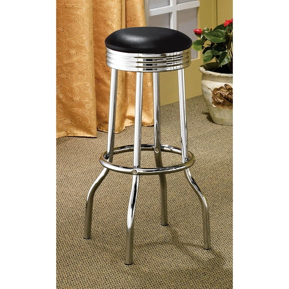Retro - style Visual Appeal with Chrome Design - Perfect for Creating a 1950s Soda Fountain Ambiance at Home