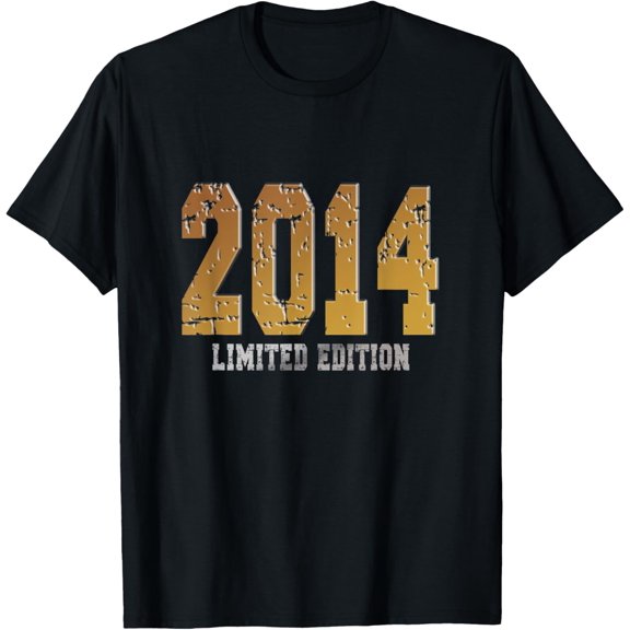 Retro style birthday decoration Vintage 2014 Limited Edition T-Shirt