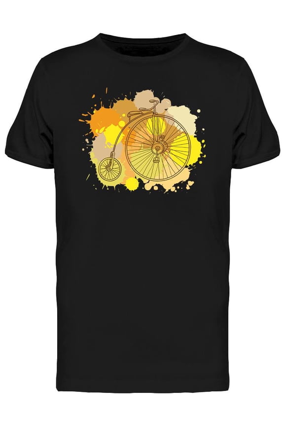 Retro-styled Bicycle T-Shirt Men -Image by Shutterstock, Male Large