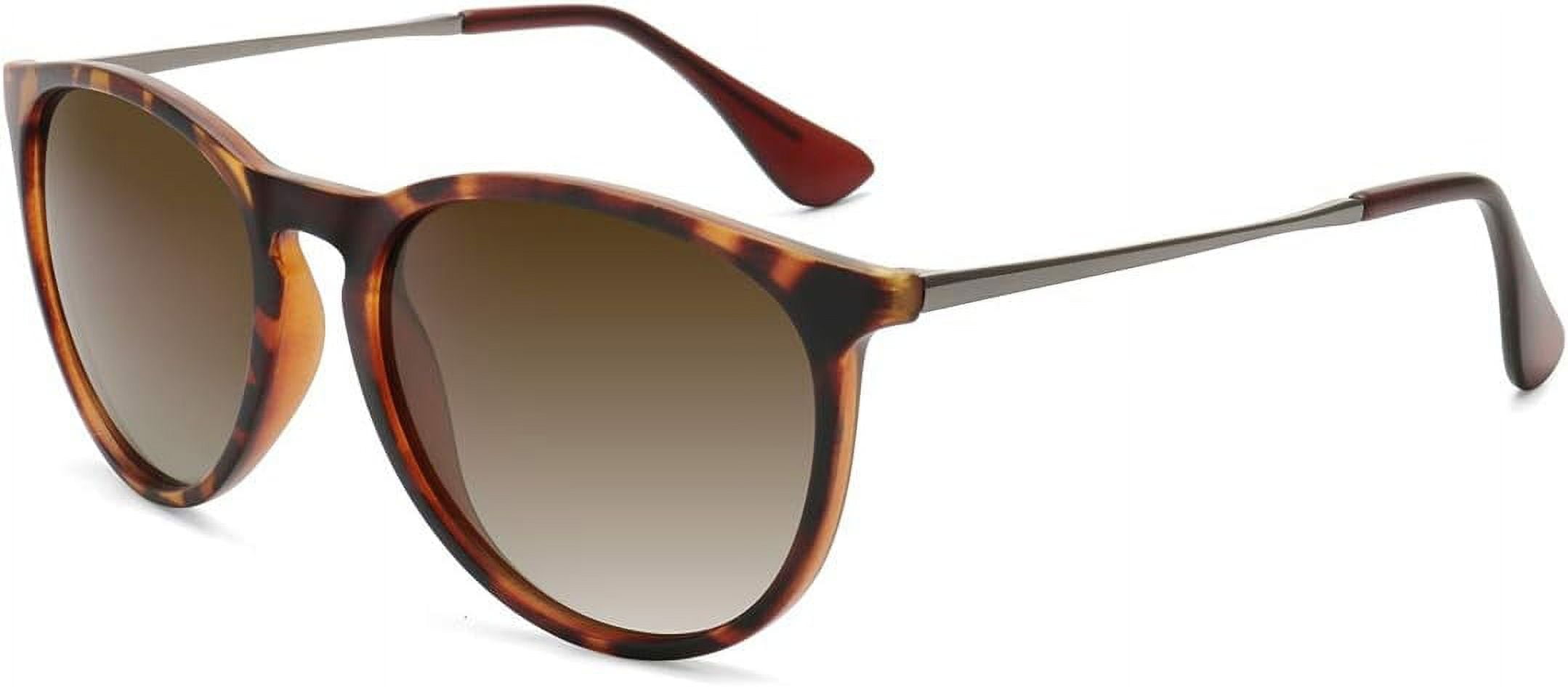 Retro sunglasses womens 2024 trendy round classic glasses  display picture 3