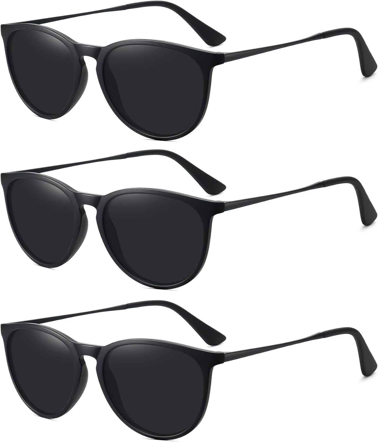 Retro sunglasses womens 2024 trendy round classic glasses  display picture 2