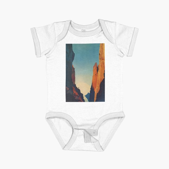 Retro travel posters Short Sleeve Baby One-Piece - 2680