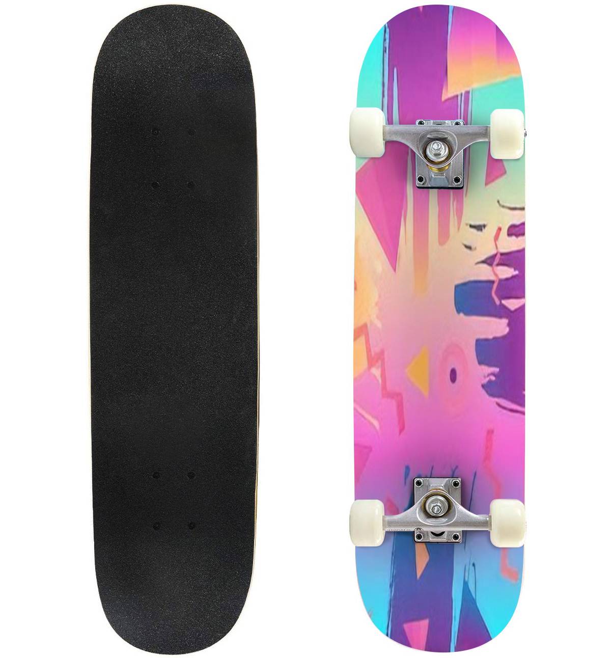 Retro vintage 80s or 90s fashion style abstract seamless