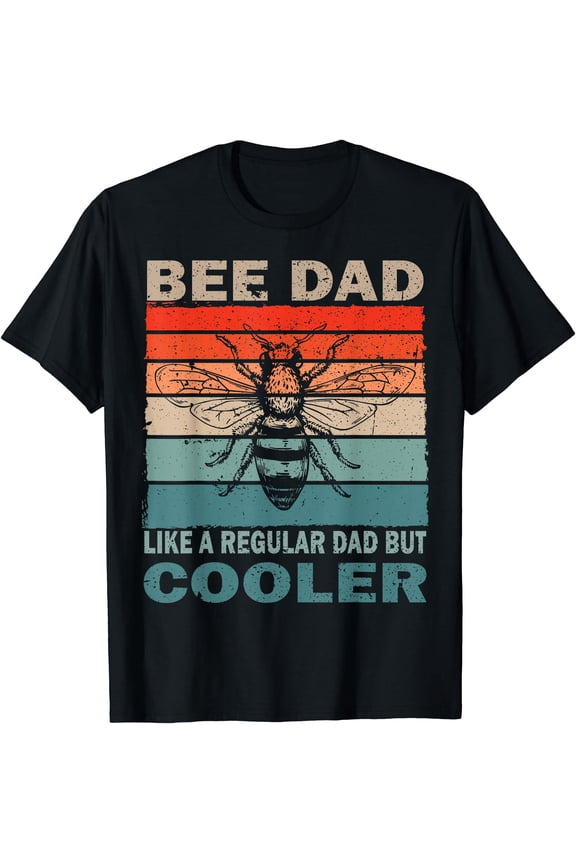 Retro vintage Honey Beekeeper Funny bee dad Father's Day T-Shirt
