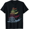 thumbnail image 1 of Retro vintage snail animal for snail lovers T-Shirt, 1 of 4