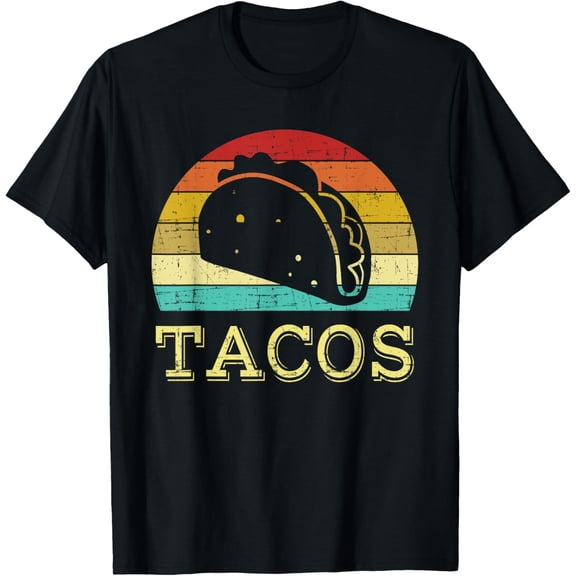 Retro vintage tacos for Taco Tuesday and Cinco de Mayo T-Shirt