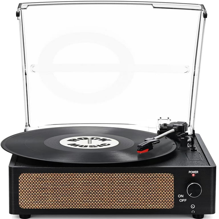 RetroAudio Record Player Bluetooth Turntable Stereo Vinyl Wireless 