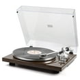 thumbnail image 1 of RetroAudio Turntable Vinyl Player Support 33 1/3&45 RPM Speed with Advanced Magnetic Cartridge&Counterweight,Brown, 1 of 10