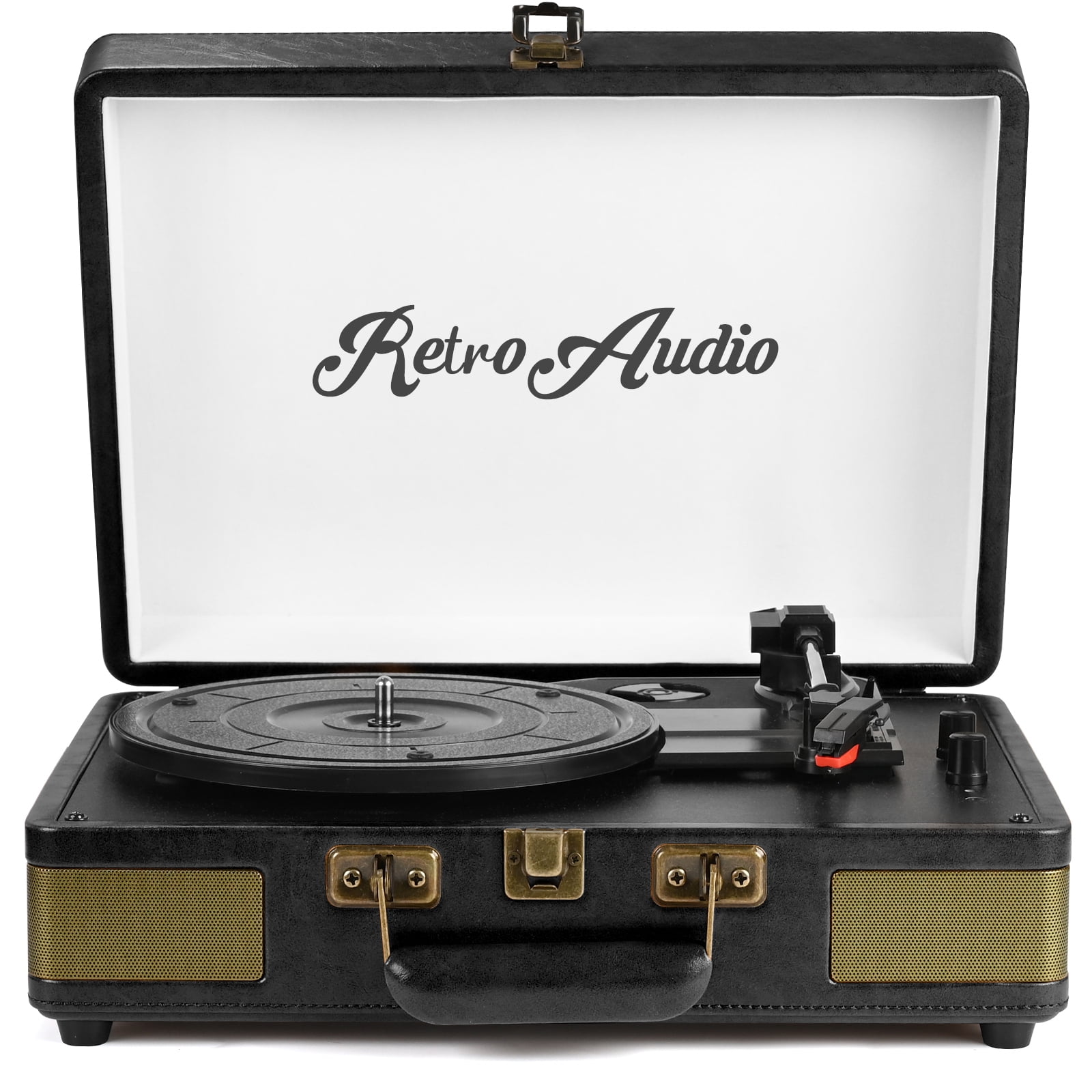 RetroAudio Vinyl Record Player 3-Speed Turntable w