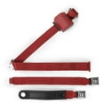 thumbnail image 1 of RetroBelt Dark Red 20" Push Button 3-Point Shoulder Seat Belt - Bench Seat, 1 of 2