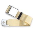 thumbnail image 1 of RetroBelt Ivory Aviation Lap Belt 60" With Hardware, 1 of 3