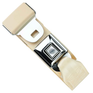 RetroBelt Dark Blue Aviation Lap Belt - 60" No Hardware, Classic Safety Belt