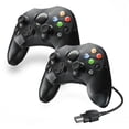 thumbnail image 1 of RetroFam 2 Pack Wired Game Controller -Compatible with Xbox Original Game Console – Duke Style, Black, 1 of 5