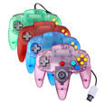 thumbnail image 1 of RetroFam Nintendo 64 N64 Controller Joystick for N64 Game Console, Transparent Multicolor, 1 of 5