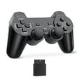 thumbnail image 1 of RetroFam PS2 Controller Wireless for Playstation 2 Game Console, Black, 1 of 5
