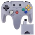 thumbnail image 1 of RetroFam Wireless Game Controller for Nintendo 64 N64 Game Console, Gray, 1 of 5