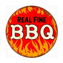 RetroPlanet 'BBQ Round' Canvas Art