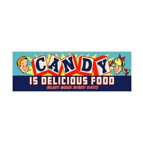 RetroPlanet 'Candy Delicious Food' Canvas Art