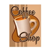 RetroPlanet Coffee Shop Canvas Art