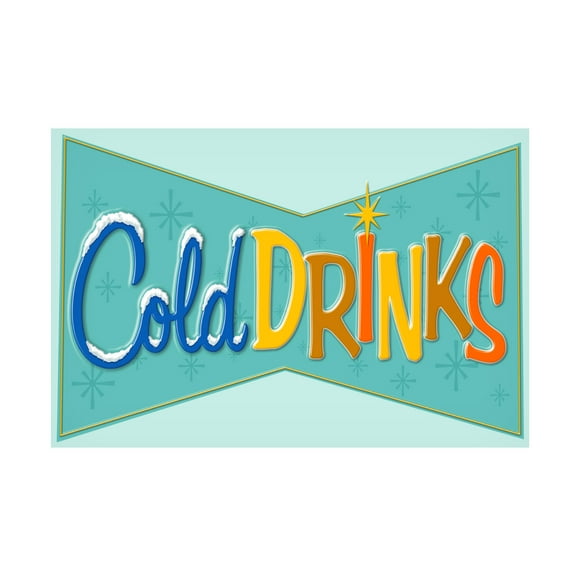 RetroPlanet 'Cold Drinks' Canvas Art