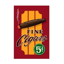 RetroPlanet 'Fine Cigars' Canvas Art