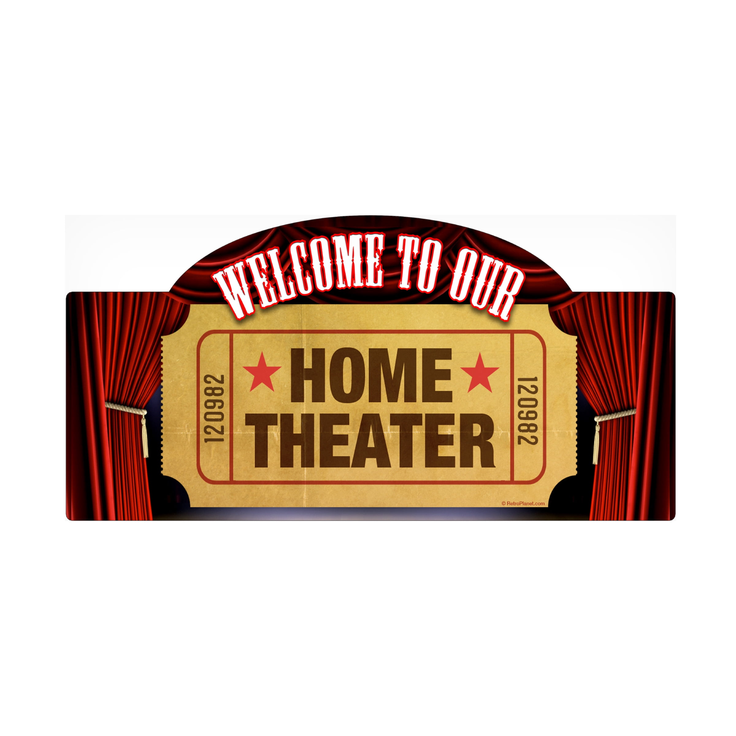 RetroPlanet 'Home Theater Marquee' Canvas Art
